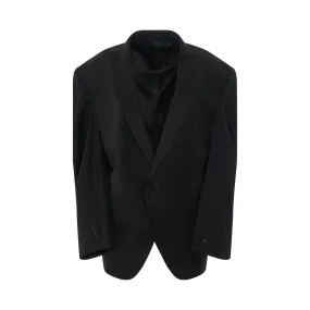Twisted Sleeve Jacket in Black