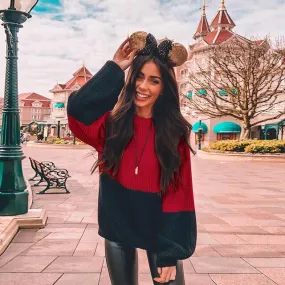 Two - Color Women's Sweater