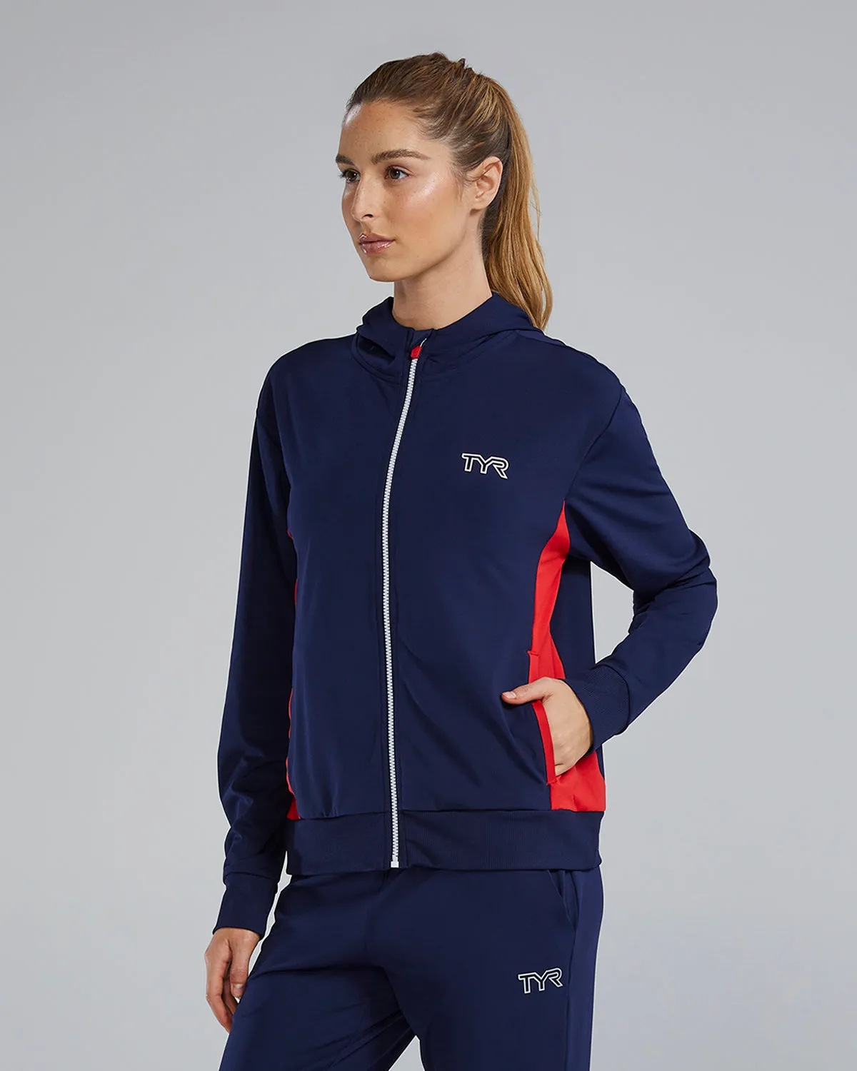 TYR Tech Full Zip Female Hoodie