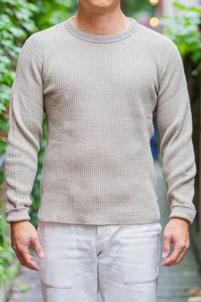 UES Big Waffle T-Shirt - Beige