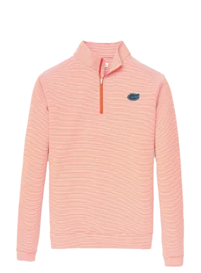 UF Perth Stripe 1/4 Zip Orange