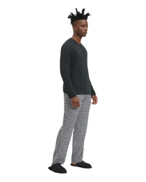 UGG Men's Steiner Pajamas Set in Gift Box Black / White Check