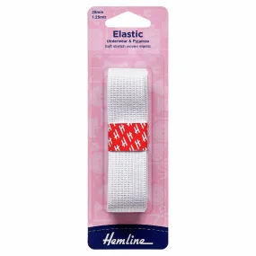 Underwear & Pyjamas Elastic - 1.25mtr x 25mm