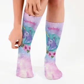 Unicorn Personalized Tube Socks