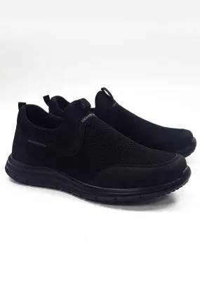 Unisex Black Full Orthopedic Sneakers