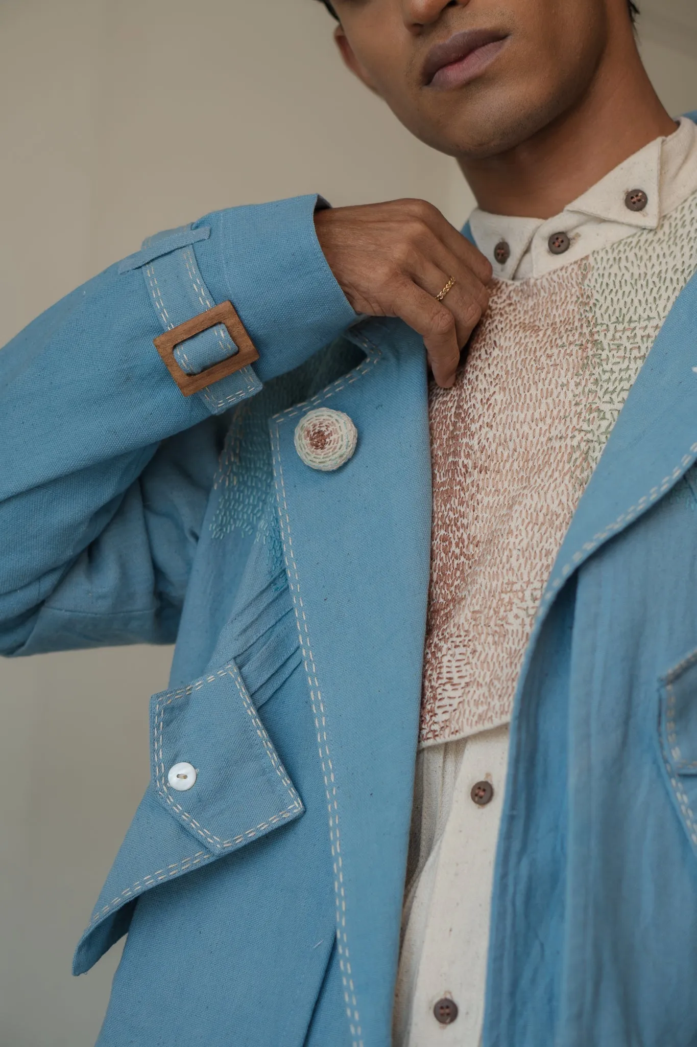 Unisex Deconstructed Trench