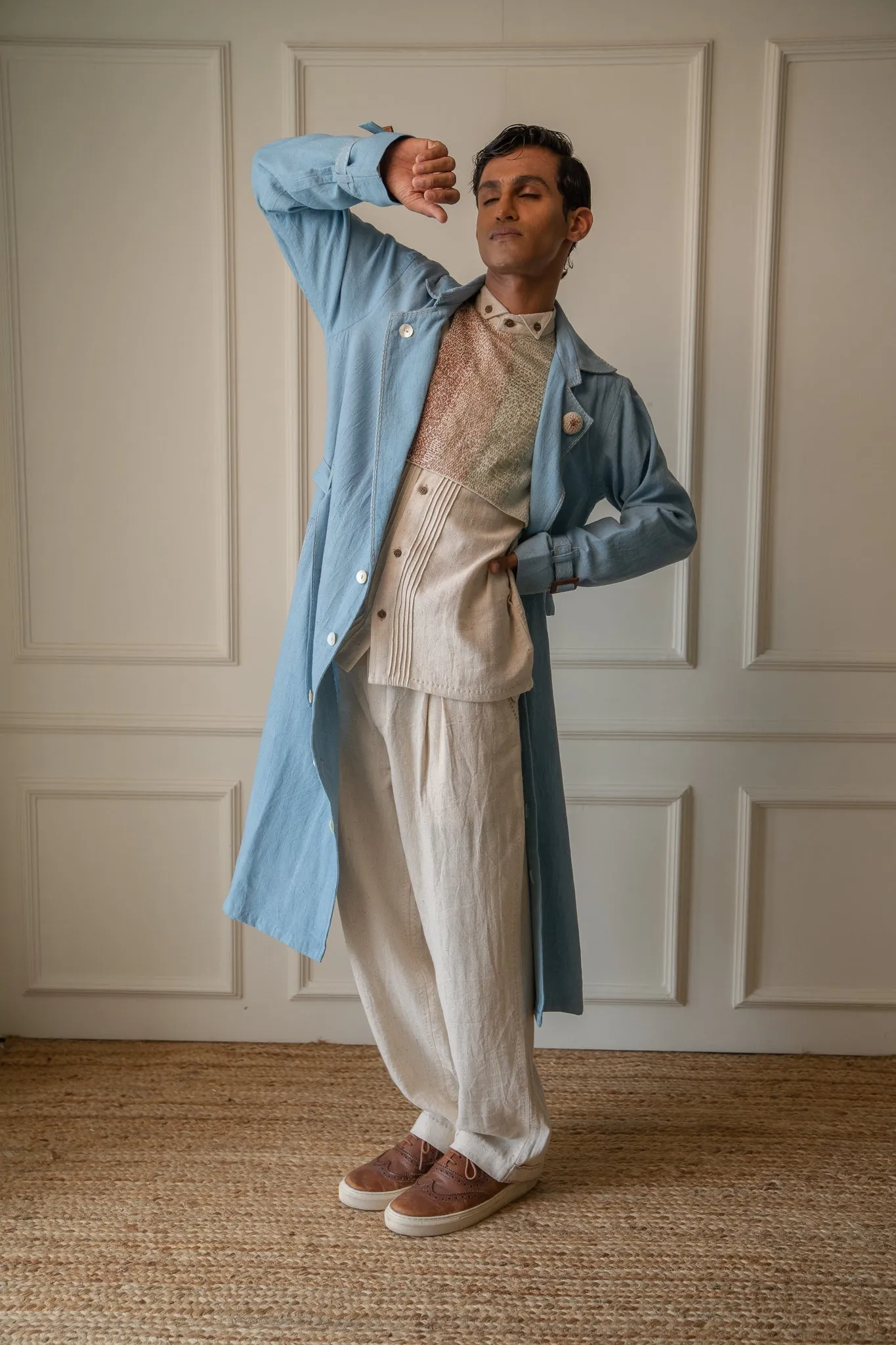 Unisex Deconstructed Trench