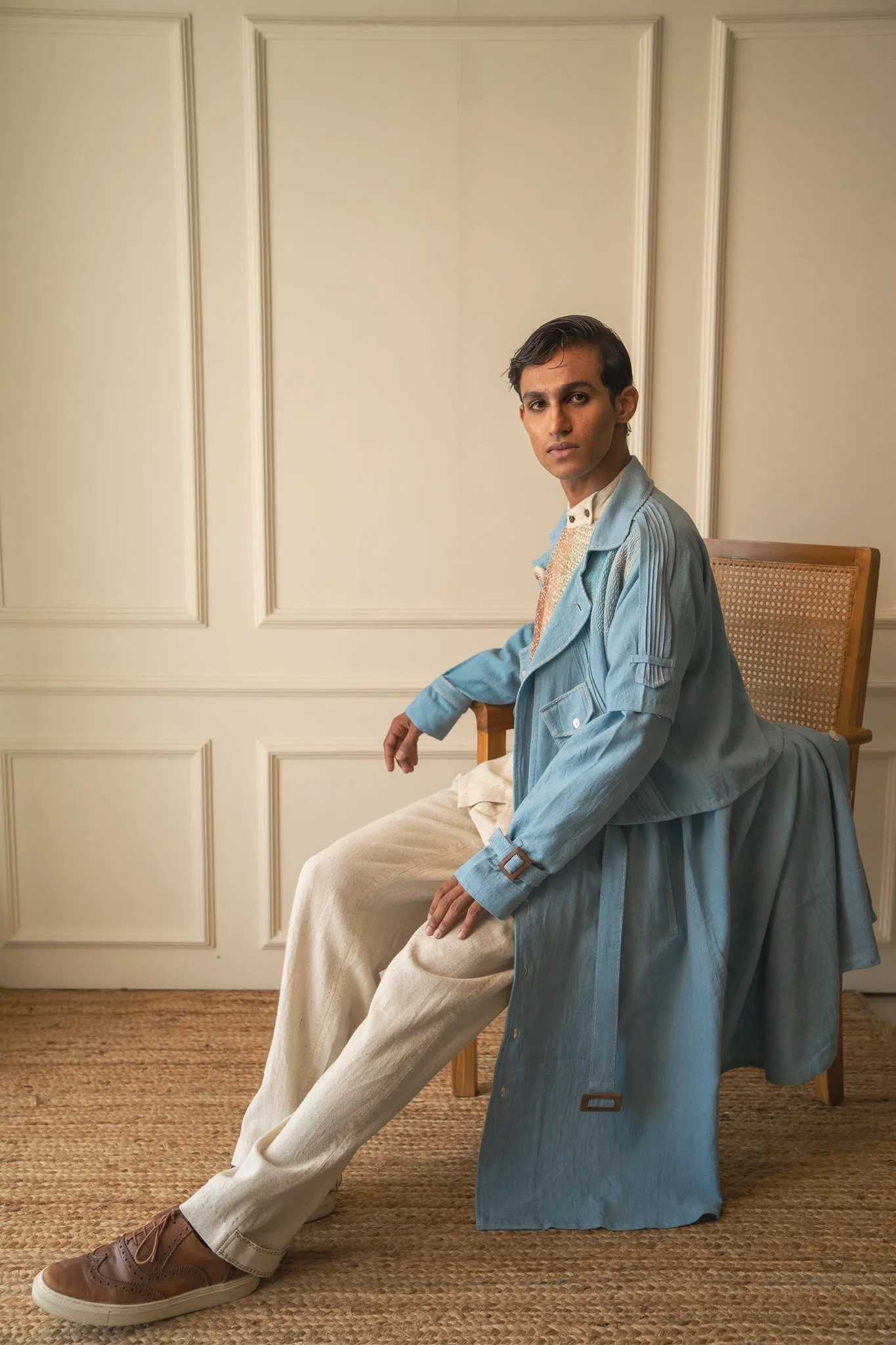 Unisex Deconstructed Trench