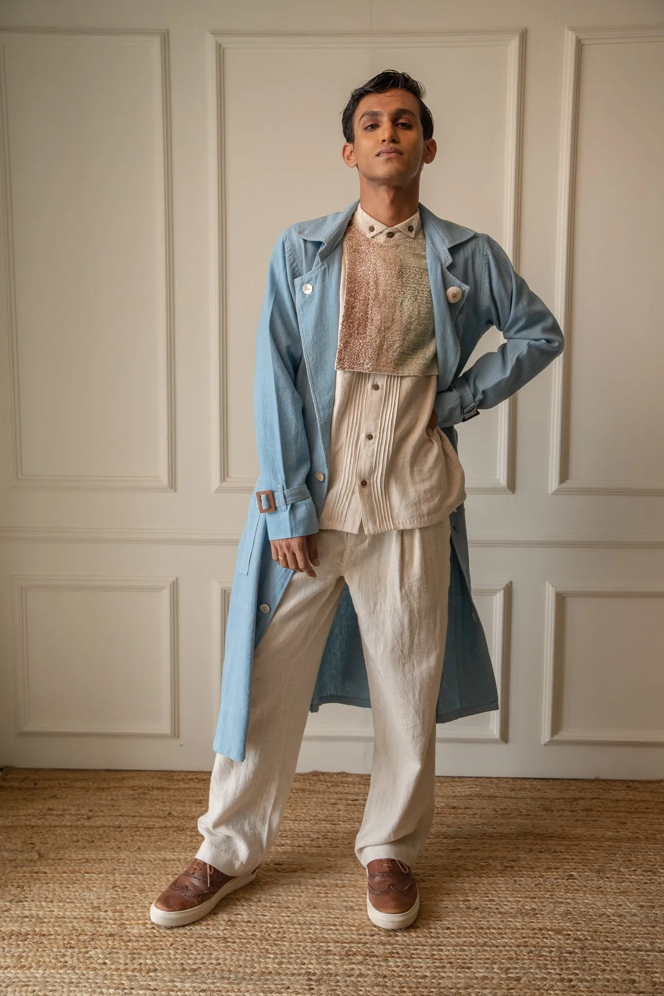 Unisex Deconstructed Trench