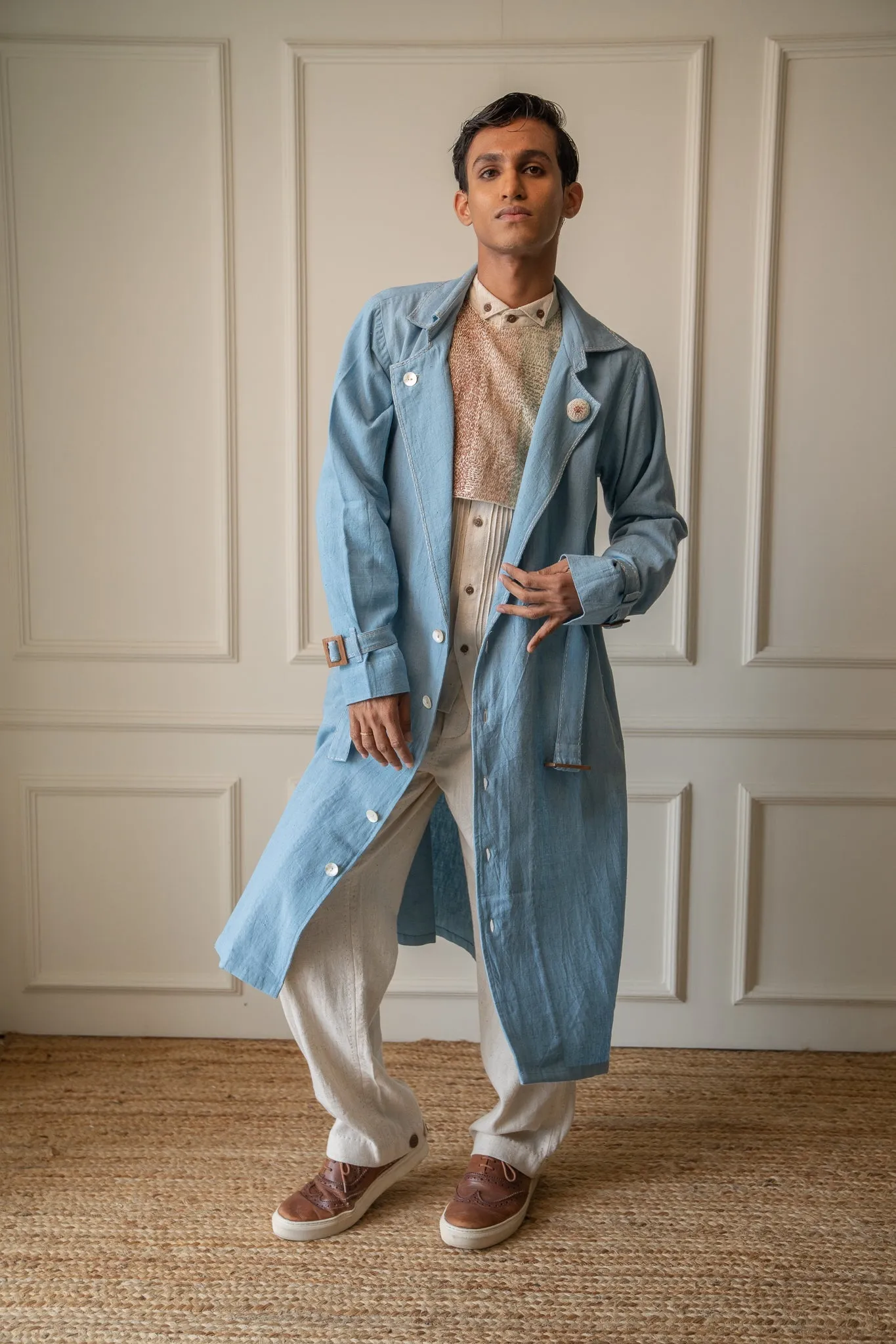 Unisex Deconstructed Trench