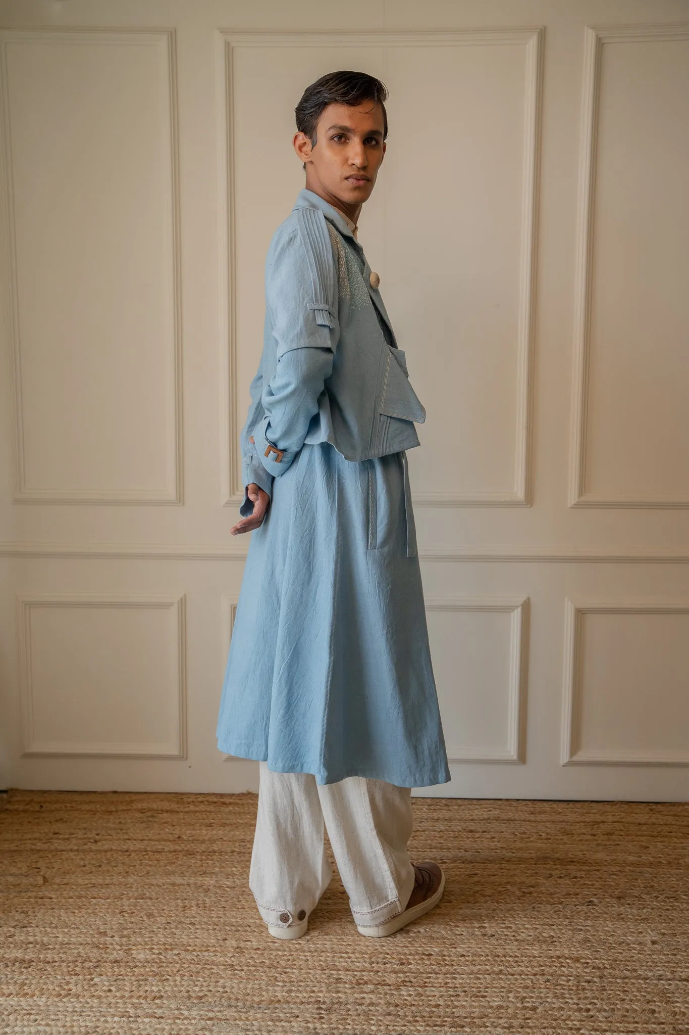 Unisex Deconstructed Trench