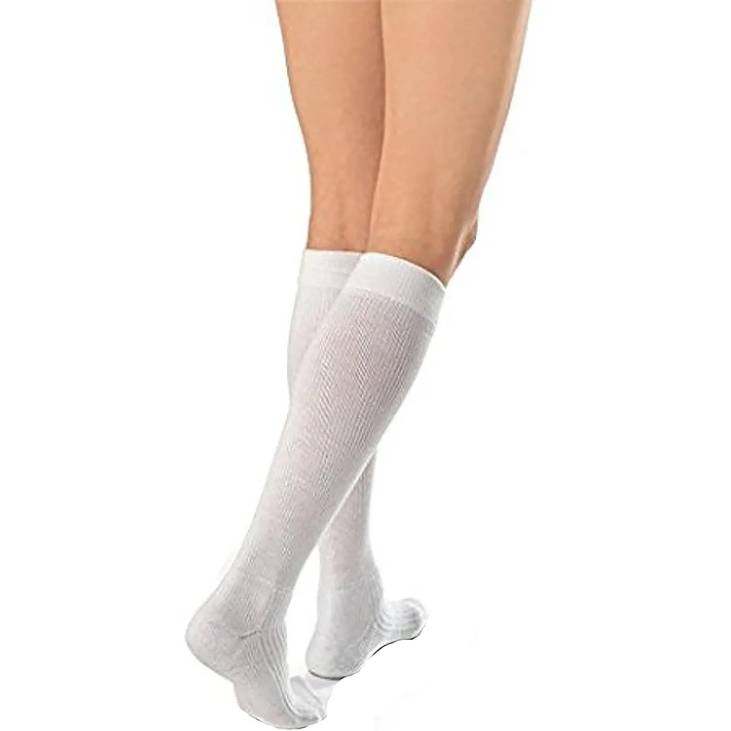 Unisex Jobst Activewear Socks 15-20 mmHg White Small