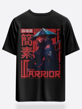 Unisex Katana Warrior Oversized Graphic Tees