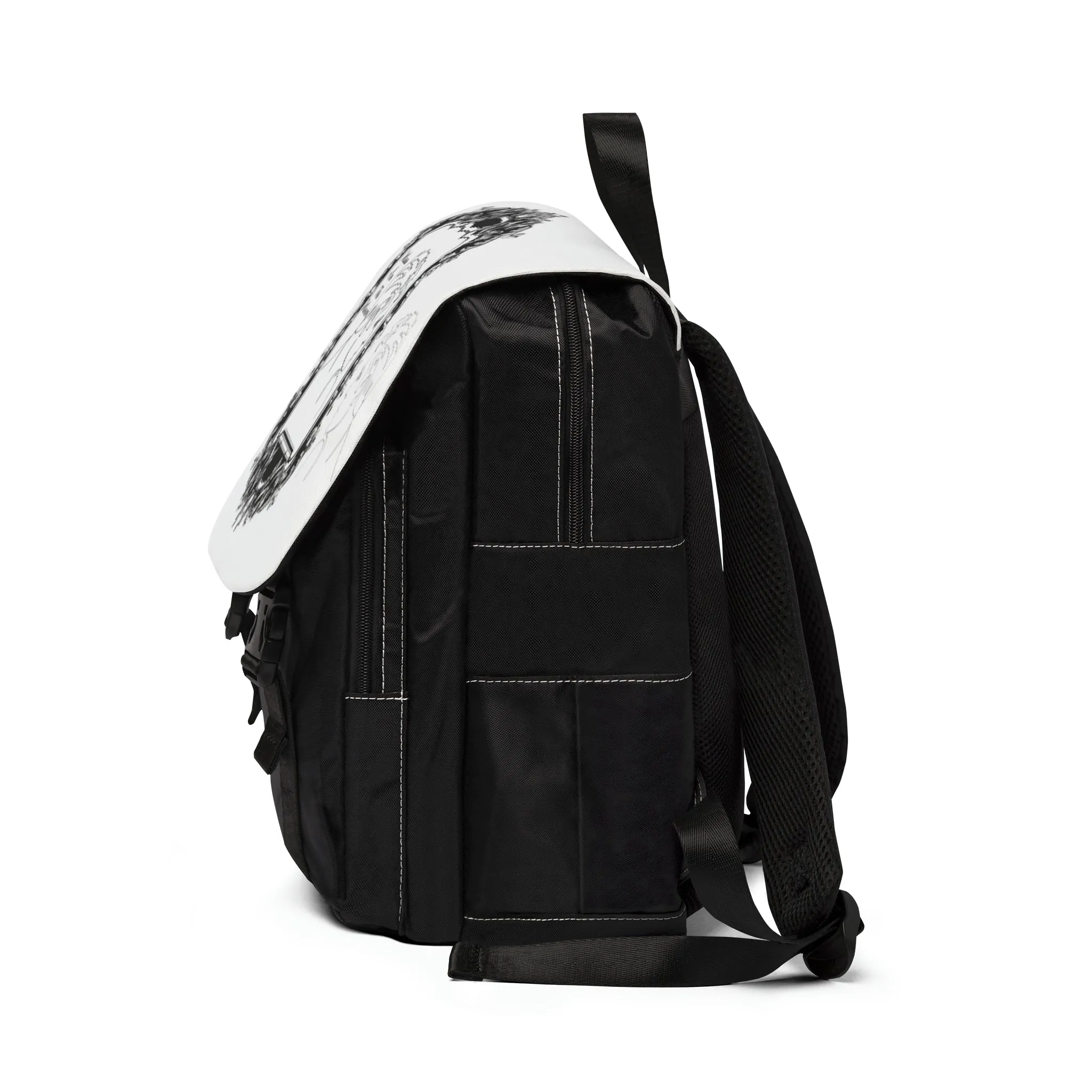 Unisex "Man In The Mirror" Casual Shoulder Backpack. Shoulder Backpack. School. Unisex. School Apparel. Everyday Use. Fashion Backpack