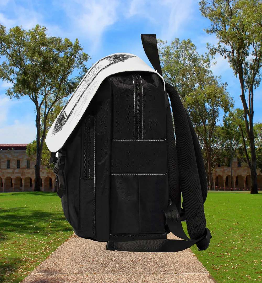 Unisex "Man In The Mirror" Casual Shoulder Backpack. Shoulder Backpack. School. Unisex. School Apparel. Everyday Use. Fashion Backpack