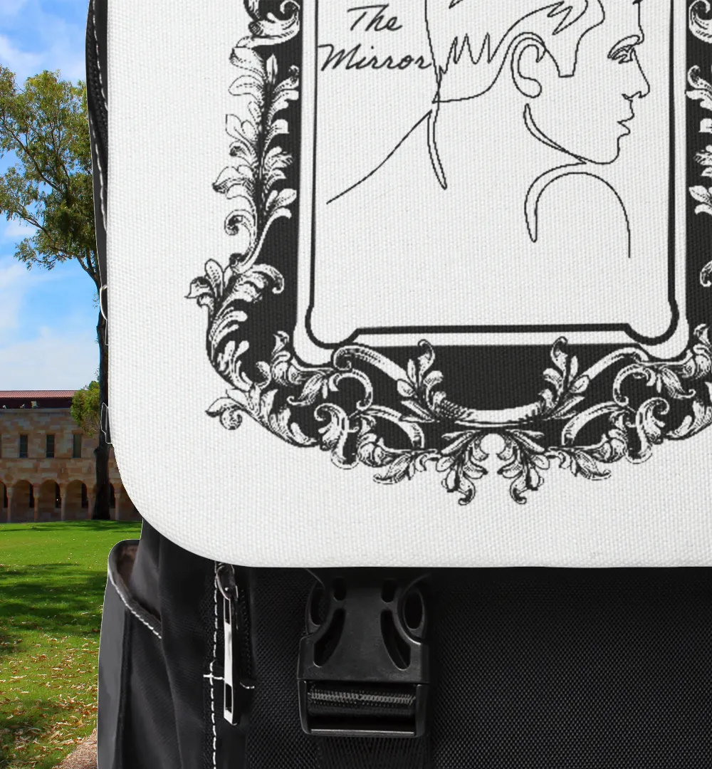 Unisex "Man In The Mirror" Casual Shoulder Backpack. Shoulder Backpack. School. Unisex. School Apparel. Everyday Use. Fashion Backpack