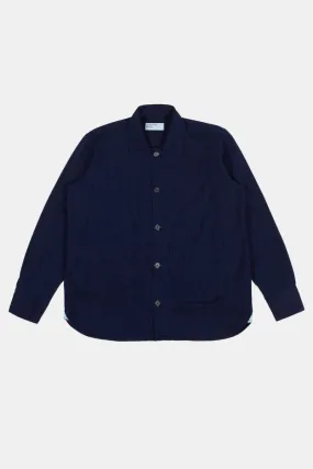 Universal Works Herringbone Denim Travail Shirt (Indigo)