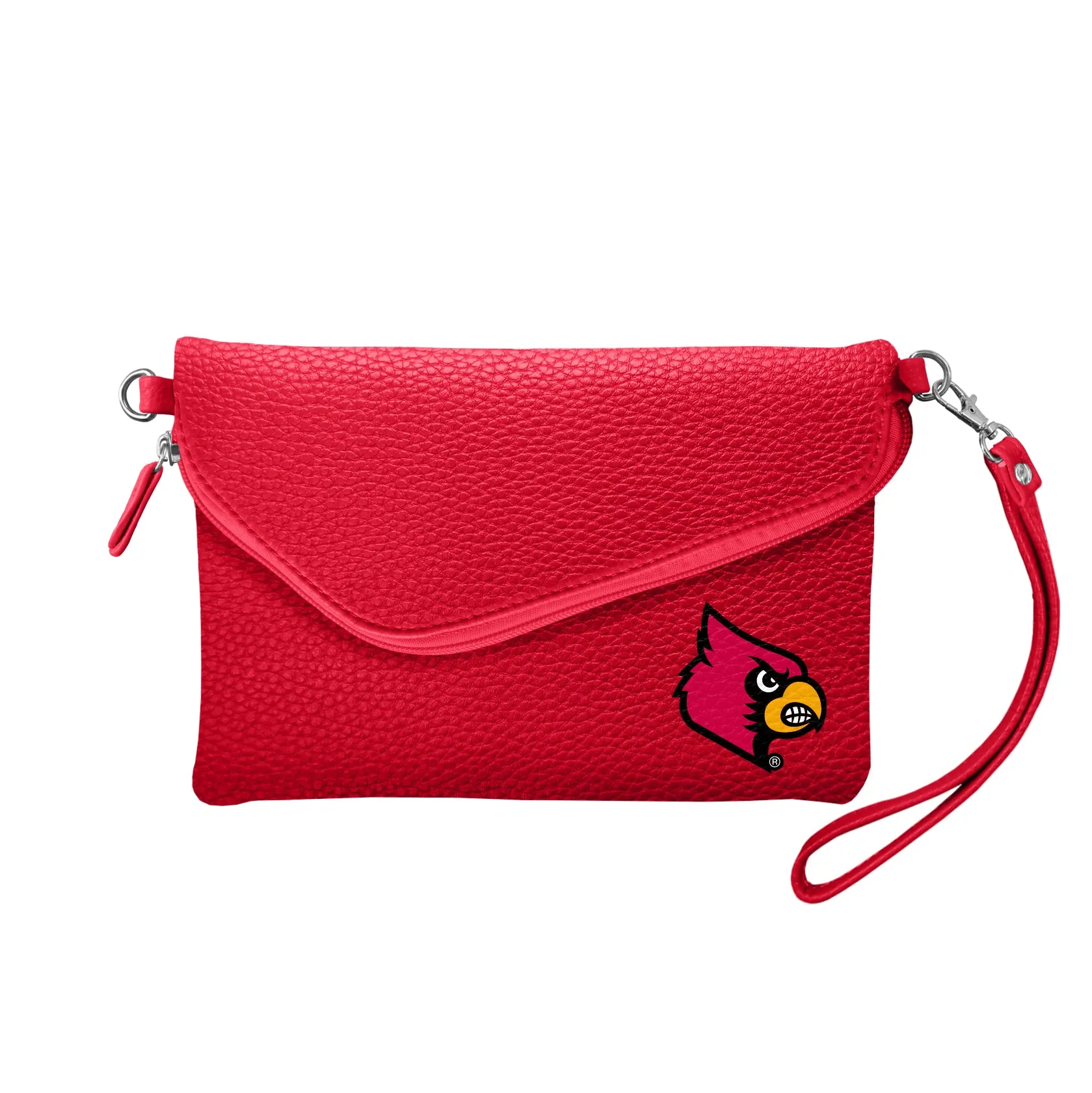 University of Louisville Fold Over Crossbody Pebble