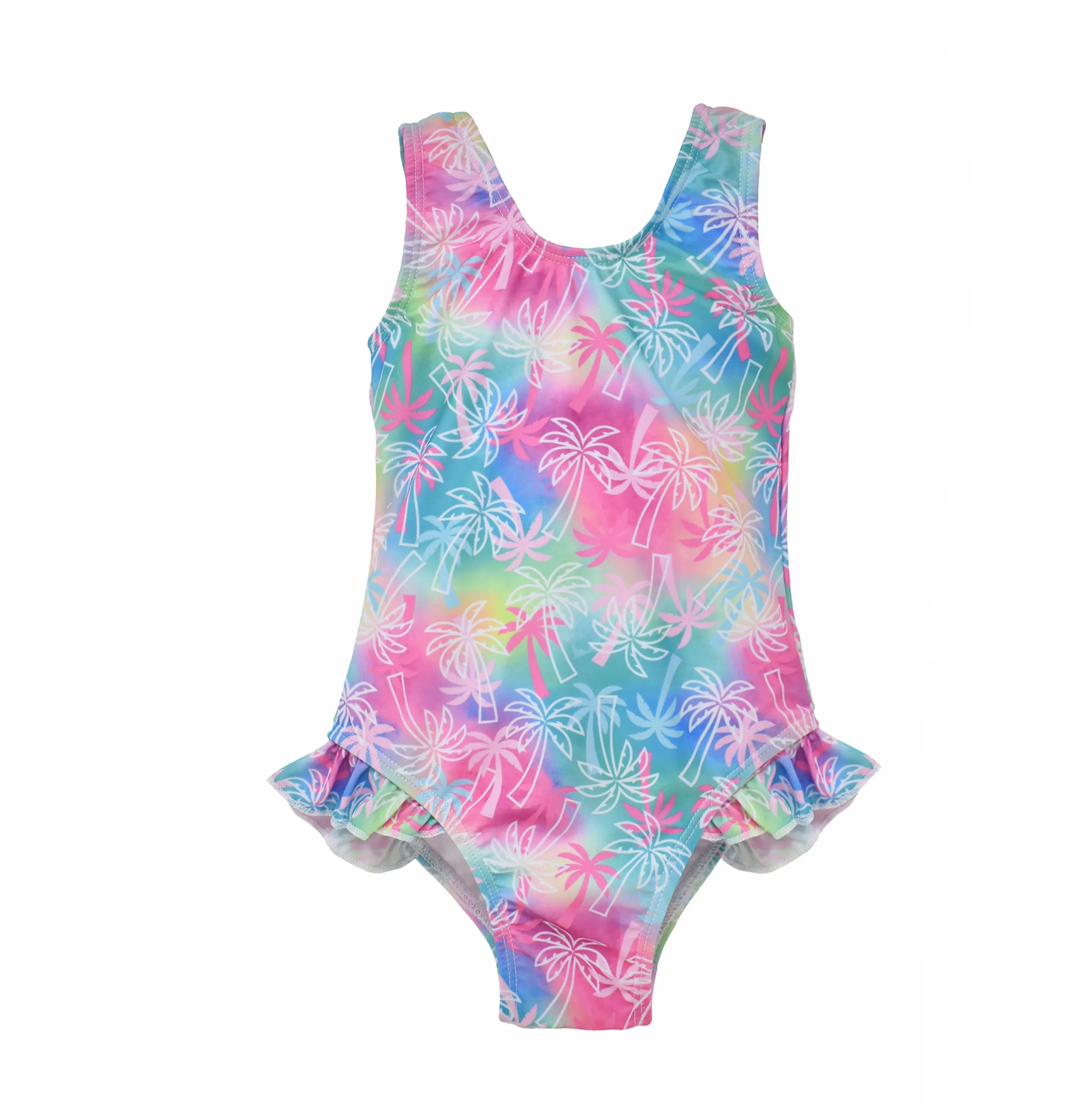 UPF 50  Delaney Hip Ruffle Swimsuit - E