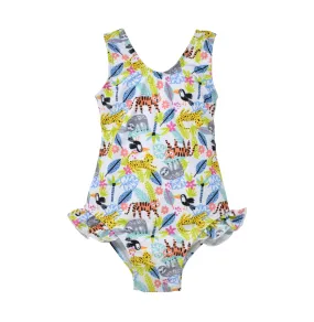UPF 50  Delaney Hip Ruffle Swimsuit - E