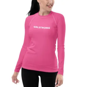 UPF 50 LONG SLEEVES RASH GUARD HOT PINK