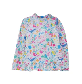 UPF 50  Ruffle Rash Guard - G