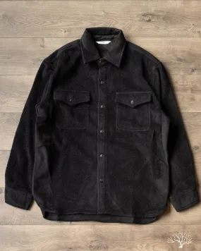 USN Overshirt - Black Wool/Angora