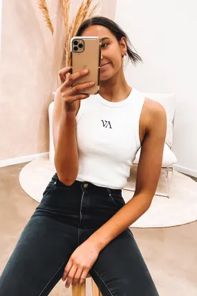 VA RVCA Tank Antique White