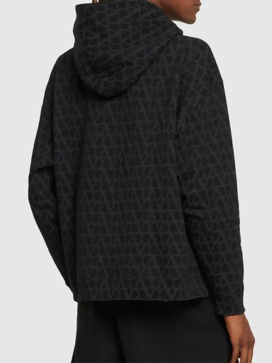 Valentino   Toile Iconographe hooded sweatshirt 