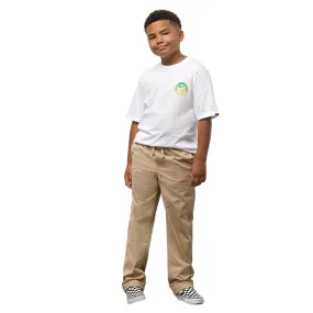 Vans Boys Range Elastic Waistband Jogger Trousers - Beige Khaki