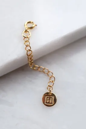 Vao 16K Gold-Plated Brass Extension Chain for Bracelets and Necklaces