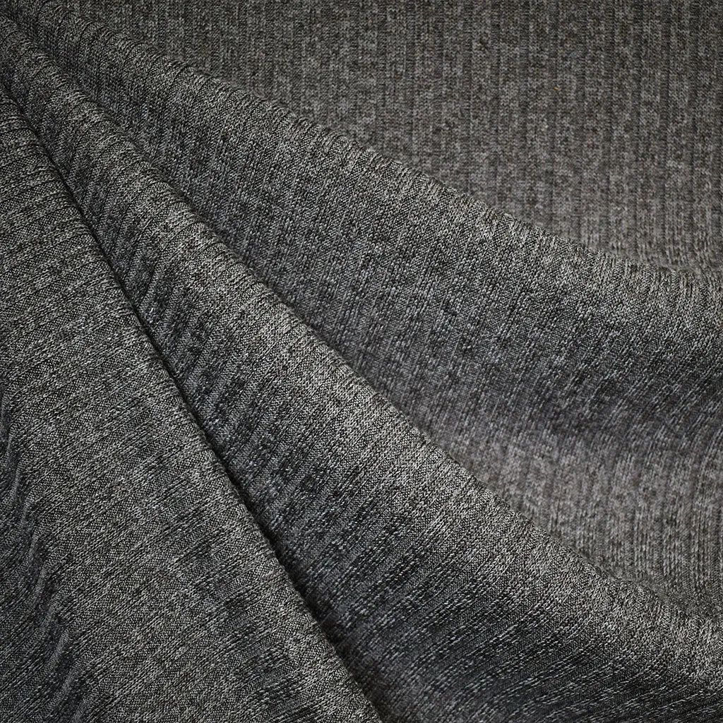 Variegated Rib Sweater Knit Stone