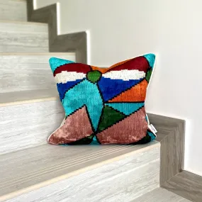 Velvet Ikat Cushion Palette | Velvet Ikat Pillow Palette