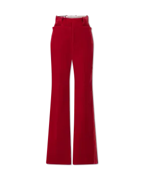 Velvet Stretch Straight Leg Pants