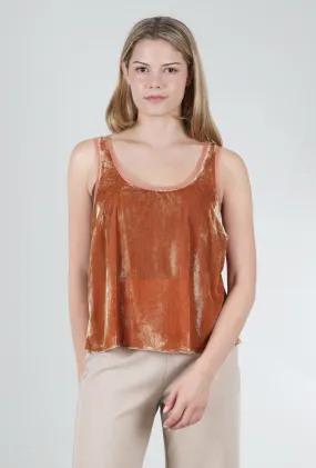 Velvet Swing Tank, Grapefruit