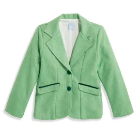 Velvet Trim Bridget Blazer