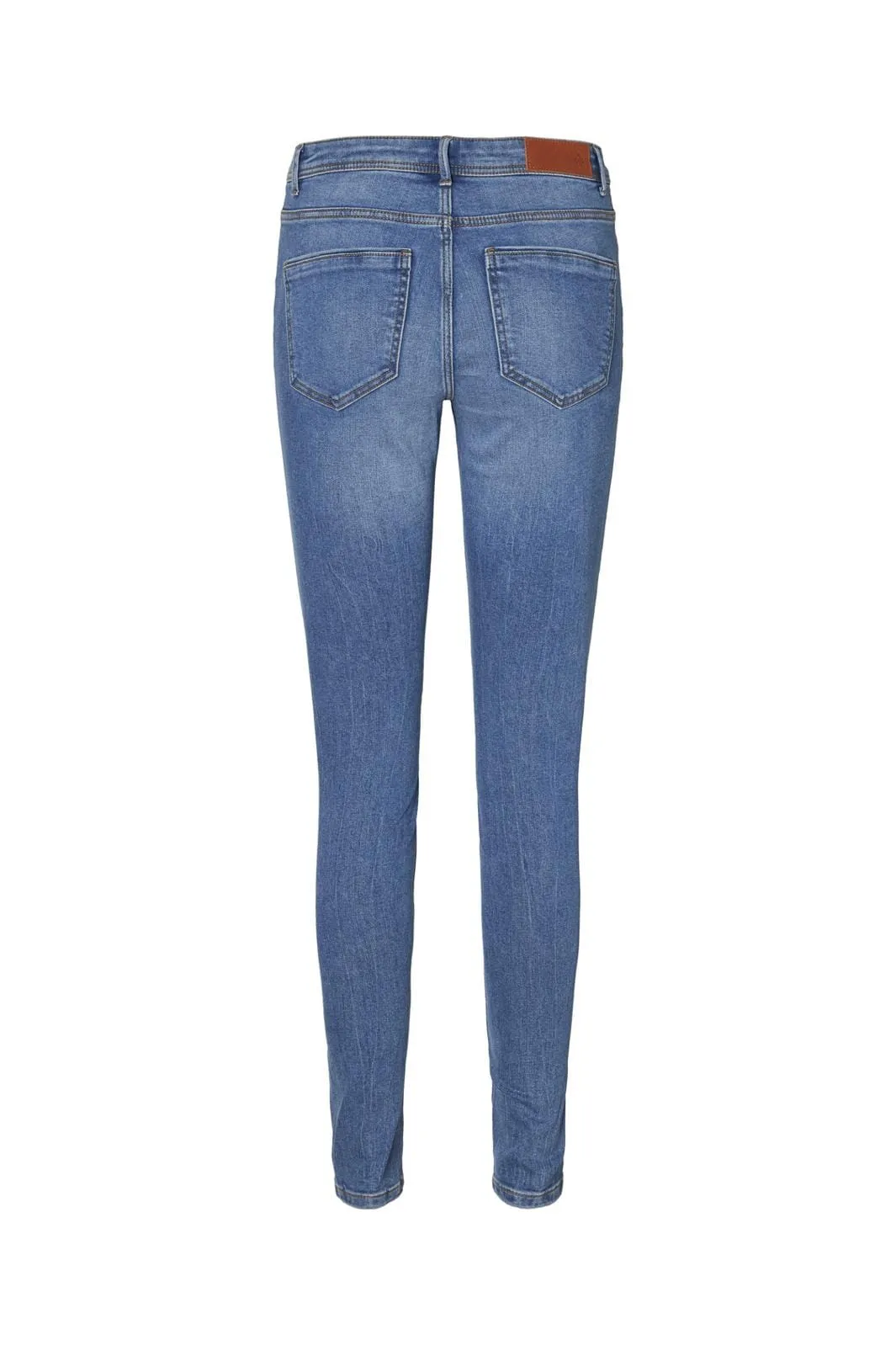 Vero Moda - Vmtanya Mr S Piping Jeans Vi349 - 3257946 Medium Blue Denim