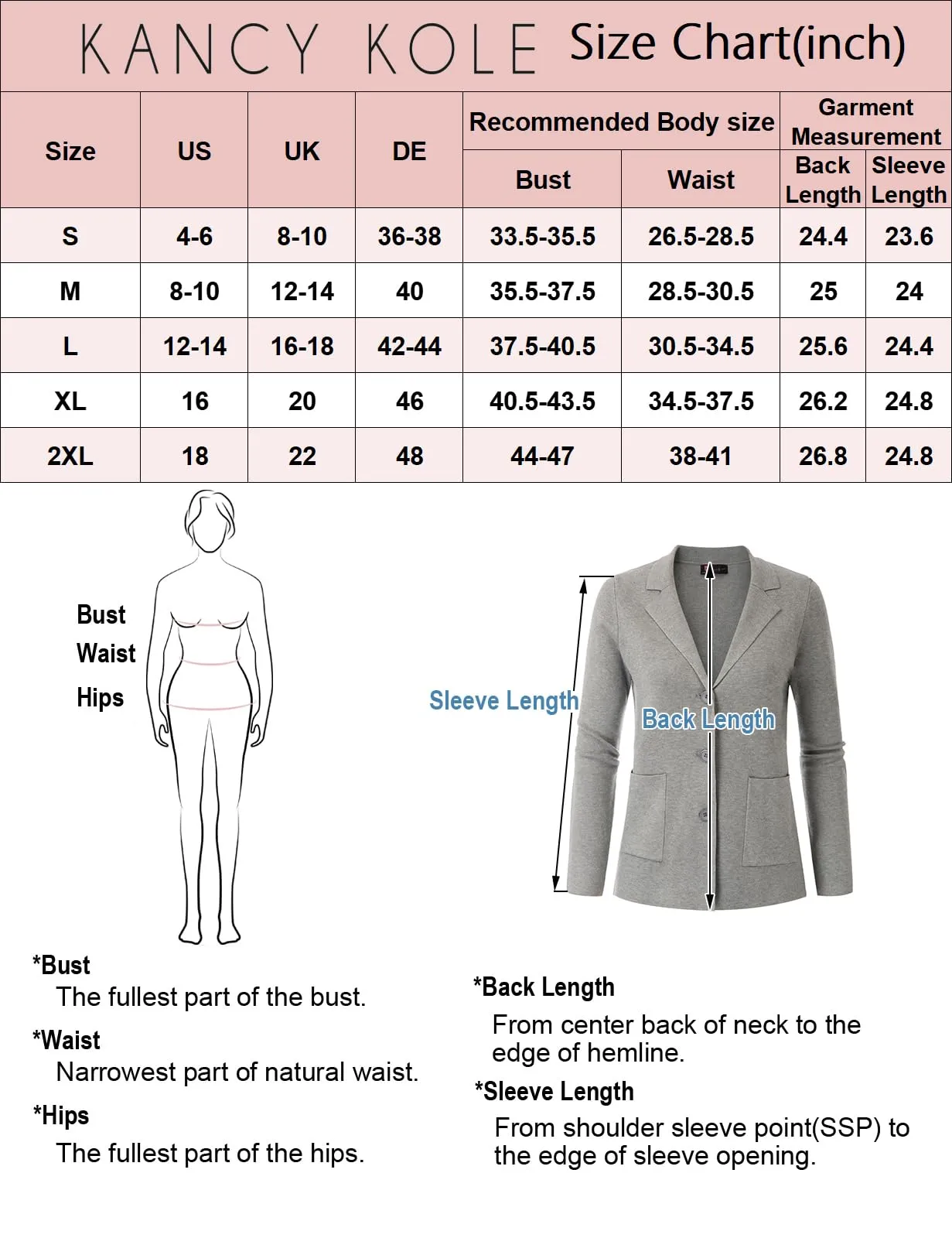 Versatile Business Work Office Suit Blazers Ladies Plus Size Stretch Casual Knit Jackets(XL, Navy Blue)