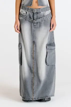 Vertigo Cargo Maxi Skirt