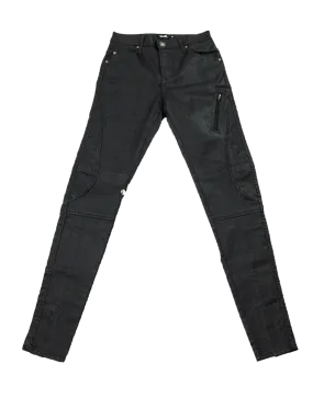 VIALLI Luca Wax Navy Ultra Fit Skinny Jeans