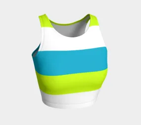 Vibrant Athletic Crop Top