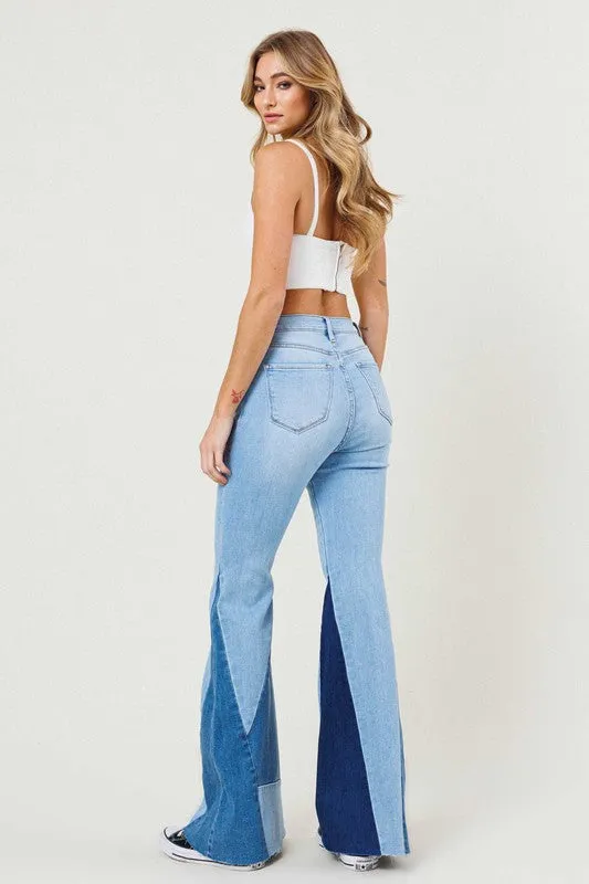 Vibrant MIU Flare Jeans