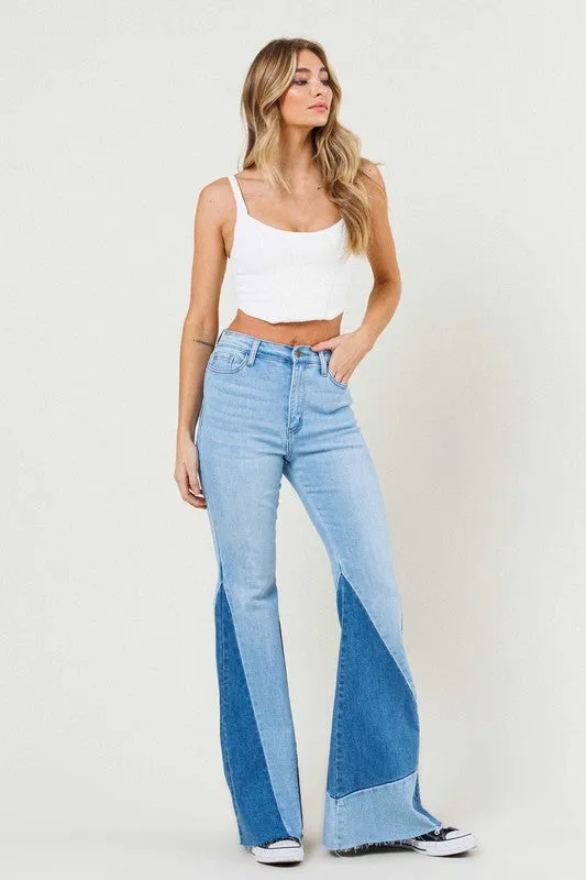 Vibrant MIU Flare Jeans