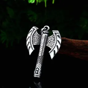 Viking axe unique Stainless Steel necklace pendant Nordic Europe talisman Chain man woman Jewelry Skandinaviska