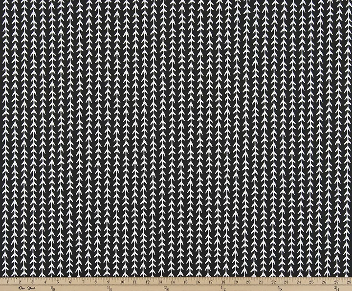 Vine Black Fabric By Premier Prints
