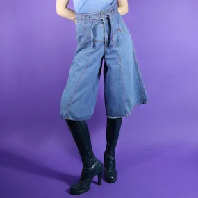 Vintage 1970s N'est-ce pas? Denim Sunray Culottes