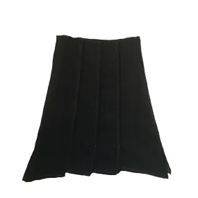 Vintage 1980s Deconstructed Pleated Denim Skirt