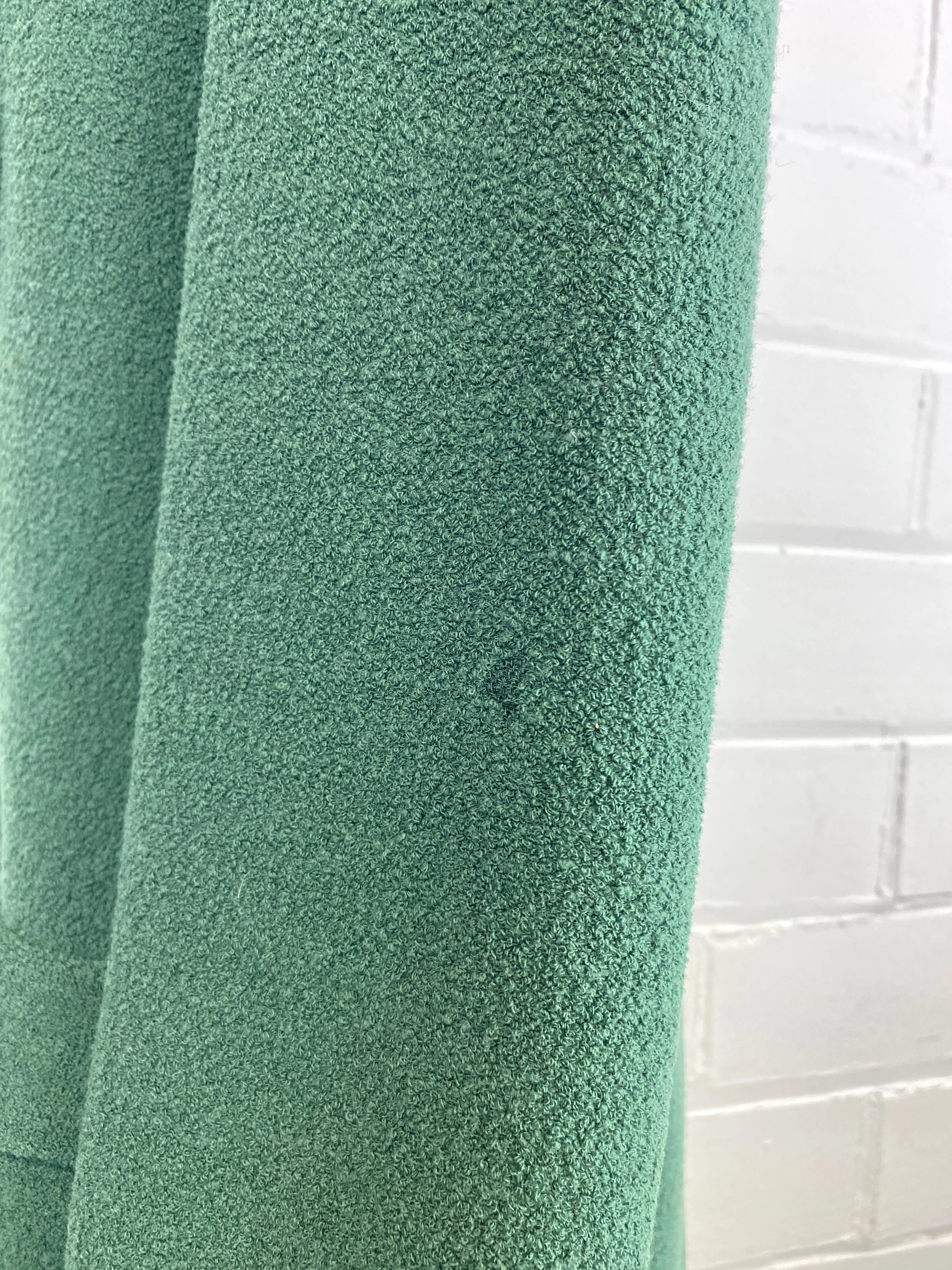 Vintage 1990s Green Bouclé Wool Giorgio Armani Blazer, B39"