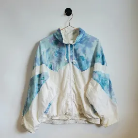 Vintage 80s Funky Print Windbreaker Jacket | Size 14