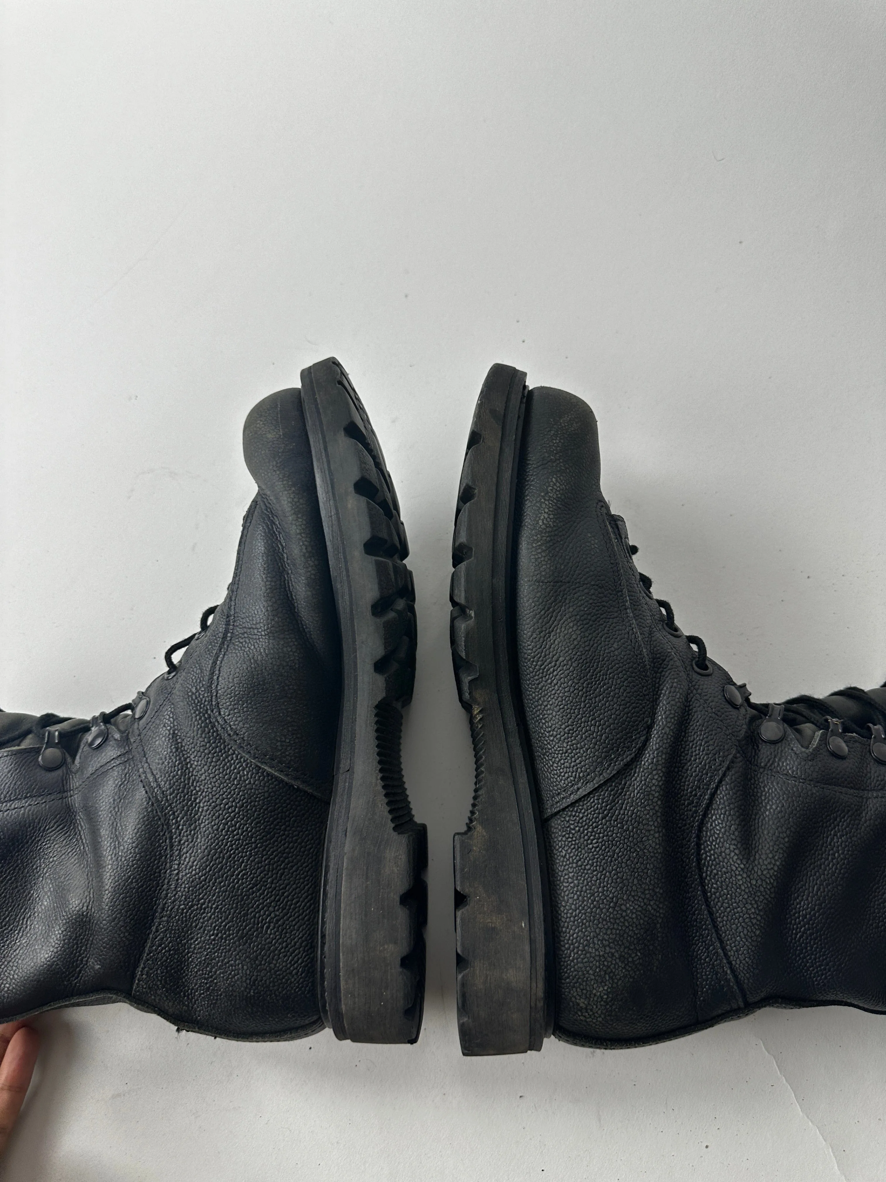 Vintage Boutlet Canadian Combat Boots Mens 11 (280-106) Black Leather